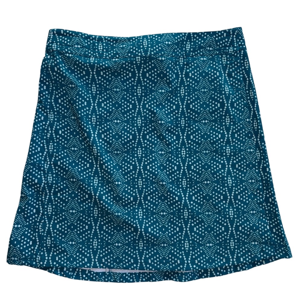 RIPSKIRT HAWAII Wrap Skirt Size M Pockets Quick Drying Teal Wrap Travel Active